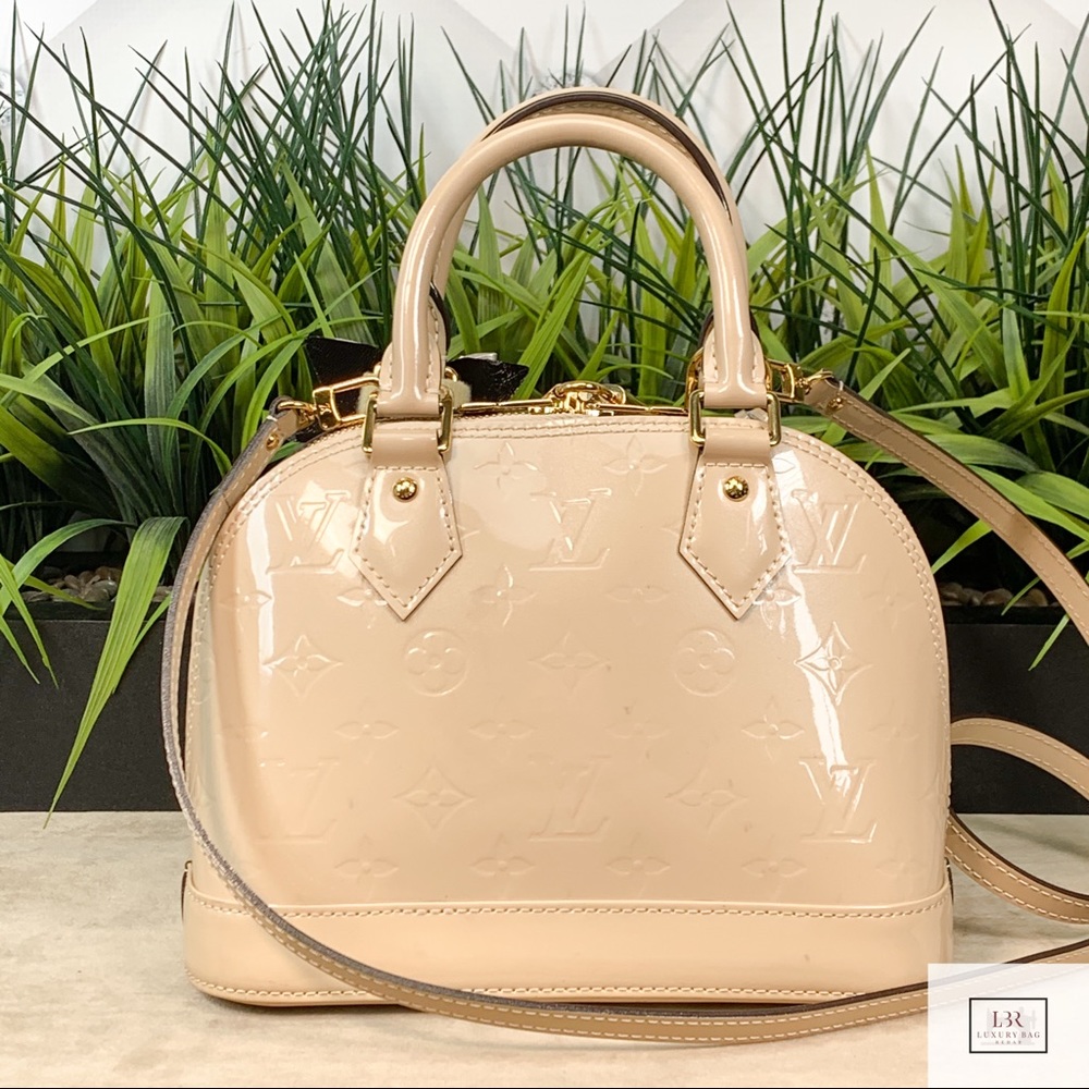 SOLD Louis Vuitton Vernis Alma BB Dune - Picture 6 of 14